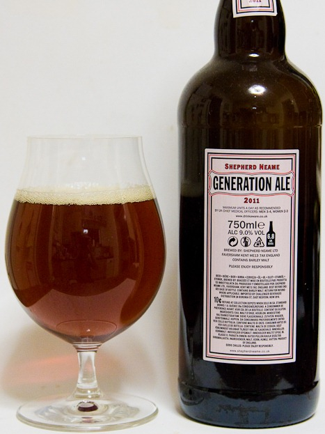 Shepherd Neame Generation Ale 2011