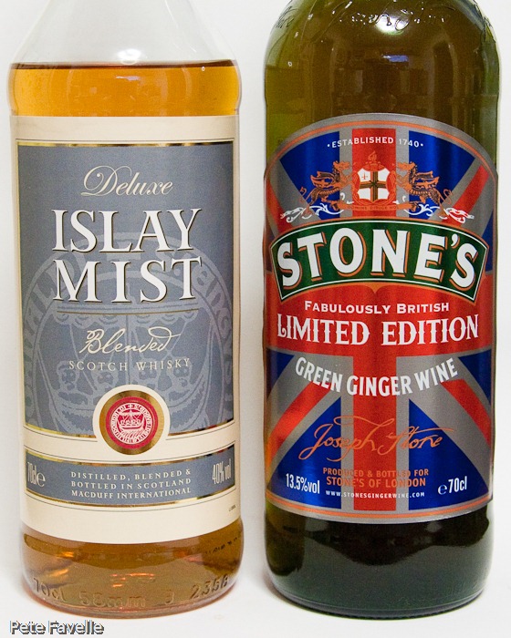 Stones Ginger Wine and Islay Mist